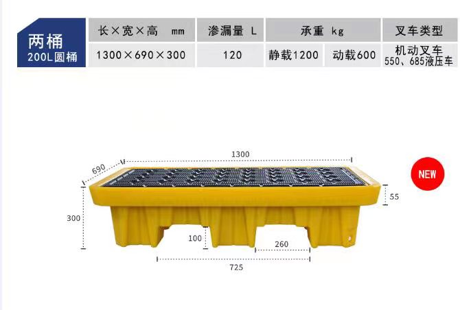 双桶盛漏平台尺寸